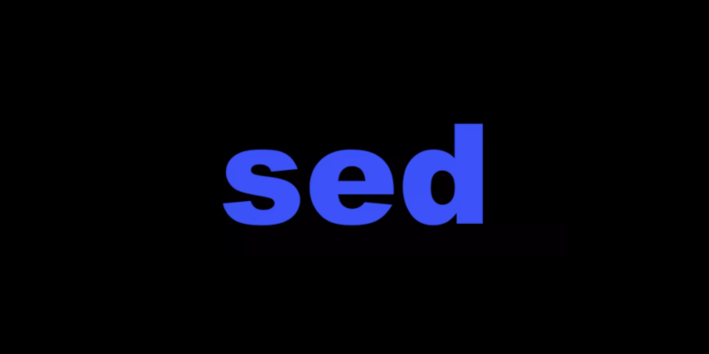 sed